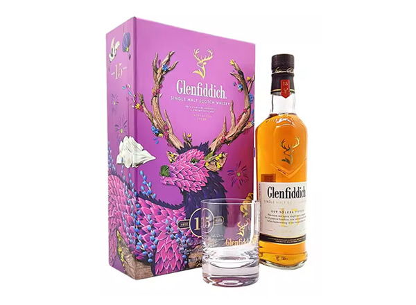 深圳收购格兰菲迪15年威士忌福鹿礼盒装Glenfiddich苏格兰威士忌700ml上门回收