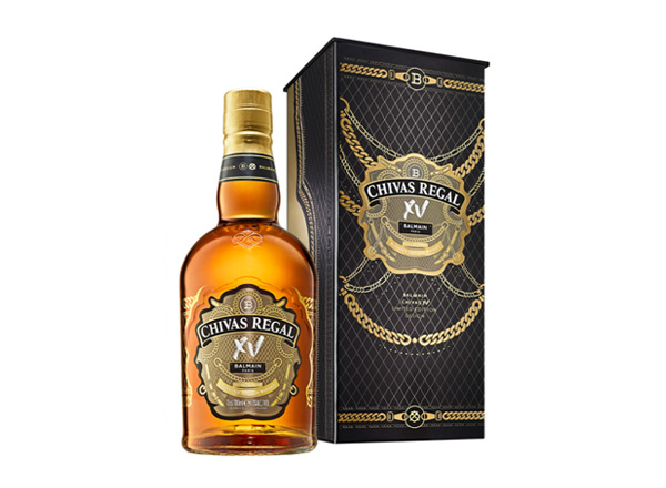 深圳芝华士15年回收Chivas Regal XV Balmain巴尔曼联名限定版700ml苏格兰调配型威士忌洋酒