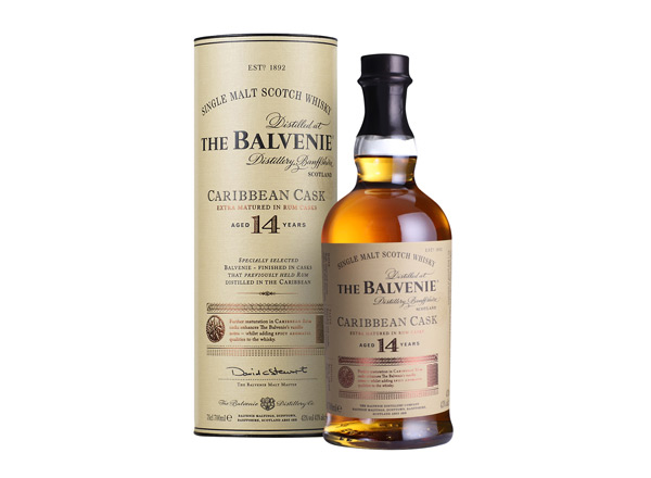 深圳百富14年回收百富威士忌加勒比桶陈酿The Balvenie Caribbean Cask洋酒上门收购