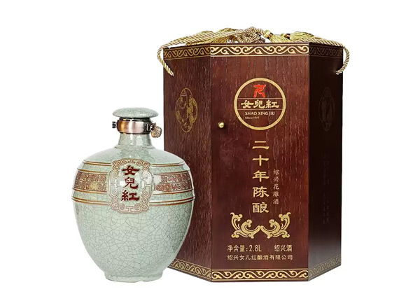 深圳女儿红绍兴黄酒回收女儿红二十年陈酿20年花雕酒2.8L坛装礼盒