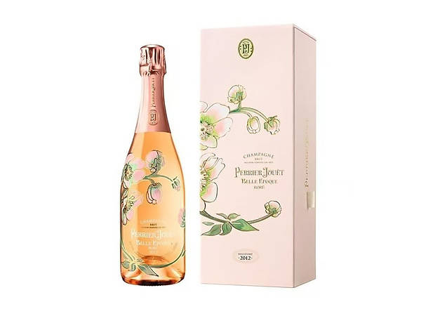 深圳回收巴黎之花美丽时光桃红年份香槟礼盒装Perrier-Jouët Belle Epoque Rosé